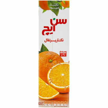 نکتار پرتقال پالپ دار سن ایچ 1 لیتری